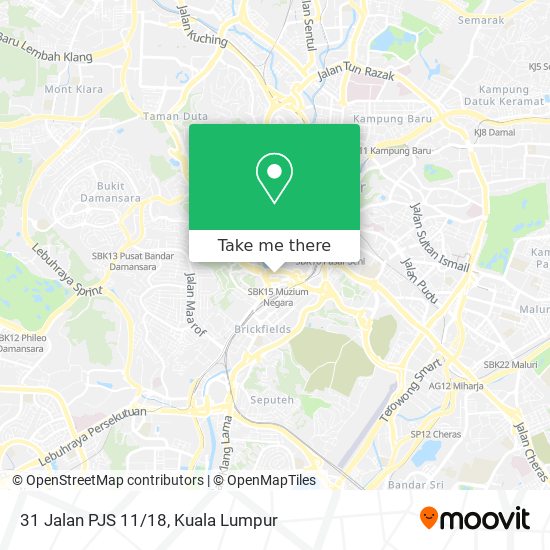 31 Jalan PJS 11/18 map