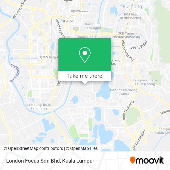 London Focus Sdn Bhd map