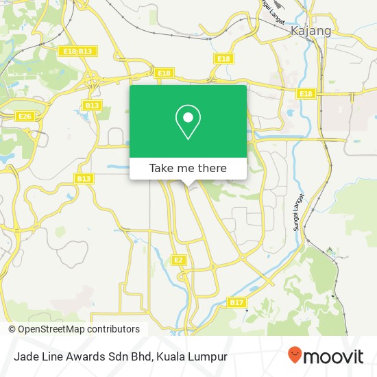 Jade Line Awards Sdn Bhd map