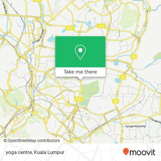 yoga centre map