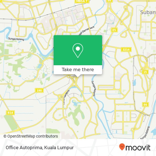 Office Autoprima map