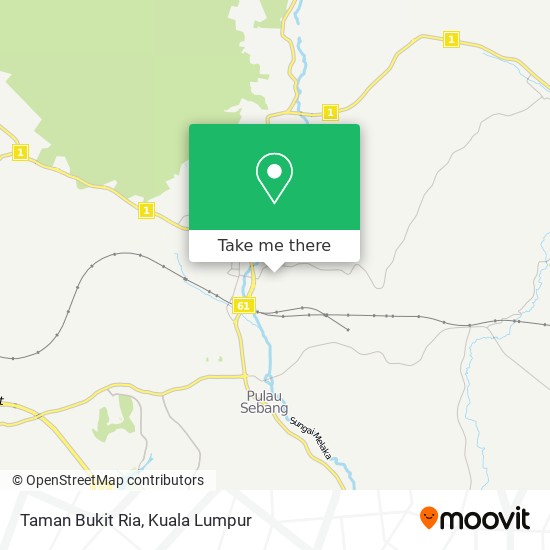 Taman Bukit Ria map