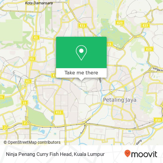 Ninja Penang Curry Fish Head map