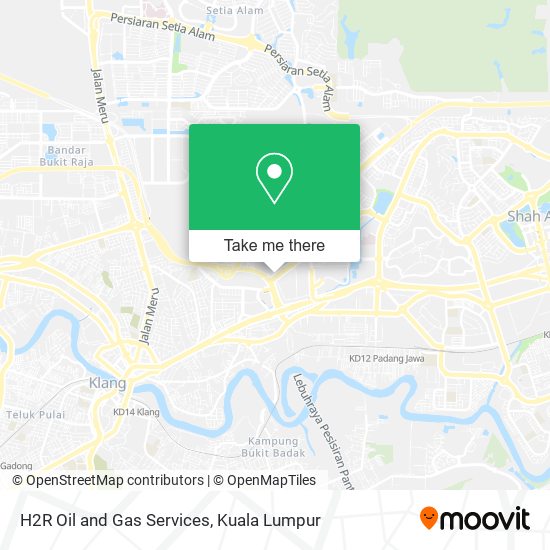 H2R Oil and Gas Services map