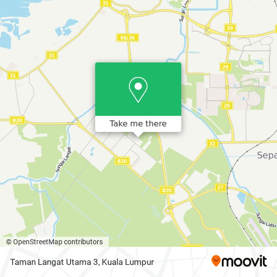 Peta Taman Langat Utama 3