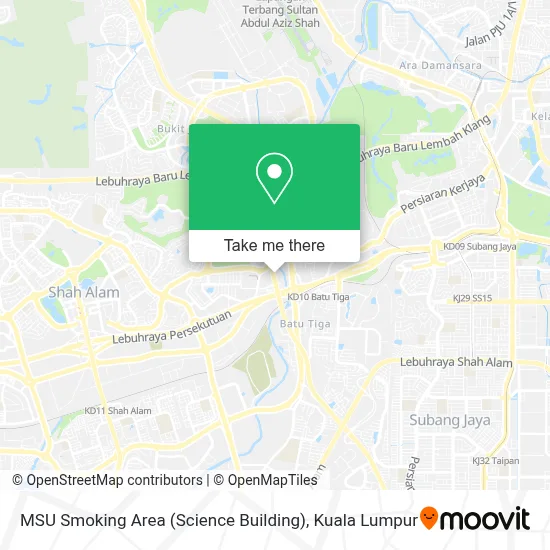 MSU Smoking Area (Science Building) map