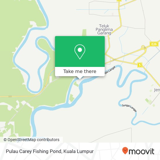 Pulau Carey Fishing Pond map