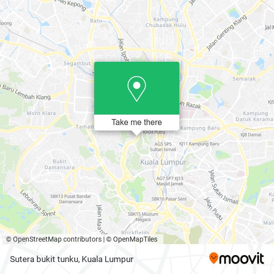 Sutera bukit tunku map