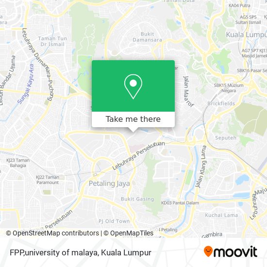 FPP,university of malaya map
