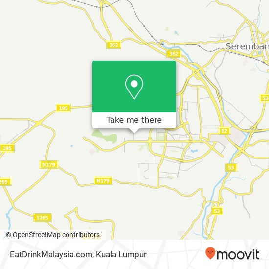 EatDrinkMalaysia.com map