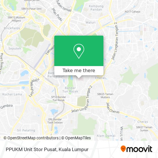 Peta PPUKM Unit Stor Pusat