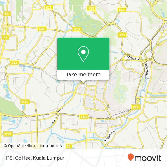 PSI Coffee map