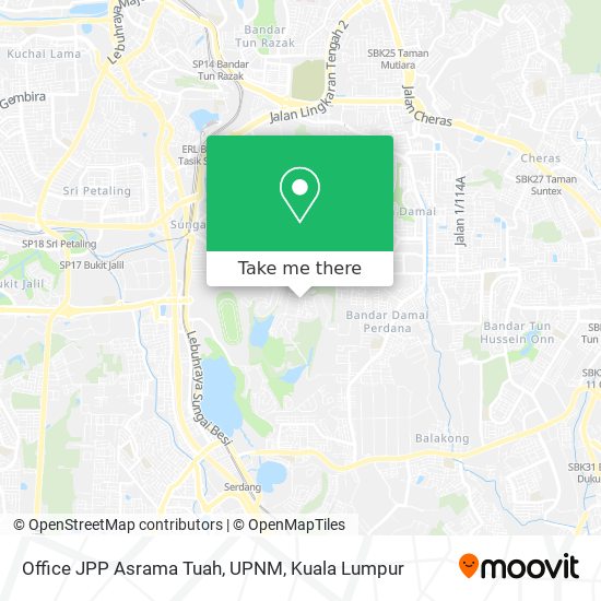 Peta Office JPP Asrama Tuah, UPNM