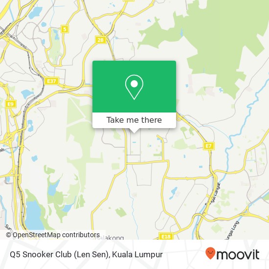 Q5 Snooker Club (Len Sen) map