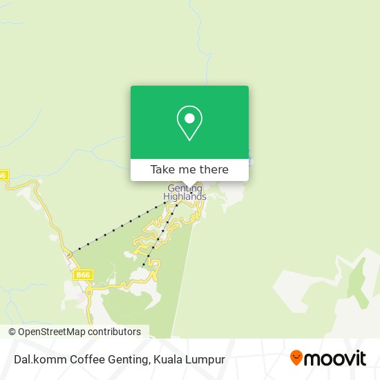 Dal.komm Coffee Genting map