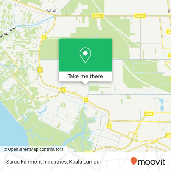 Surau Fairmont Industries map
