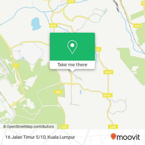 16 Jalan Timur 5/1D map