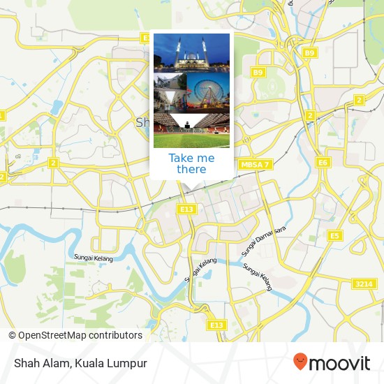 Shah Alam map