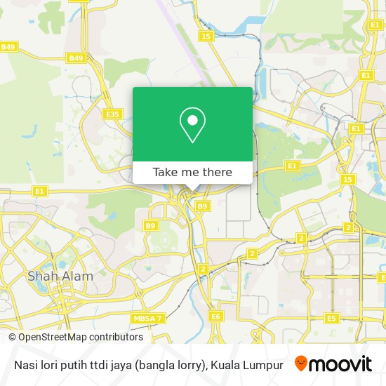 Nasi lori putih ttdi jaya (bangla lorry) map