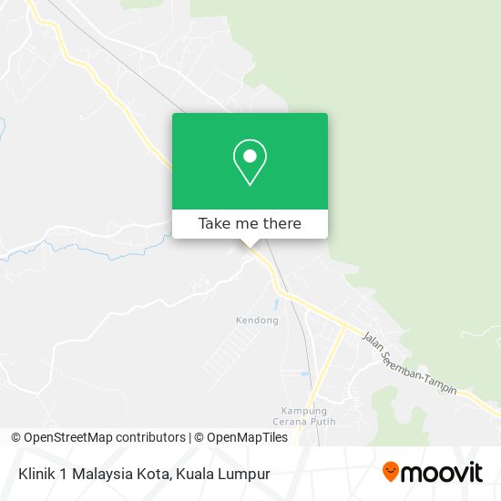Klinik 1 Malaysia Kota map