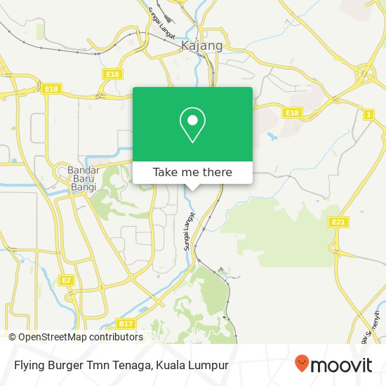 Flying Burger Tmn Tenaga map