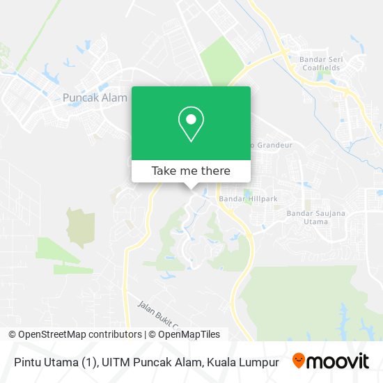 Pintu Utama (1), UITM Puncak Alam map