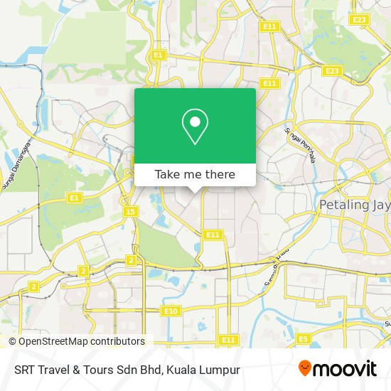 SRT Travel & Tours Sdn Bhd map
