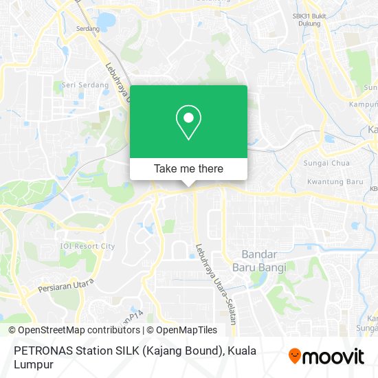 Peta PETRONAS Station SILK (Kajang Bound)