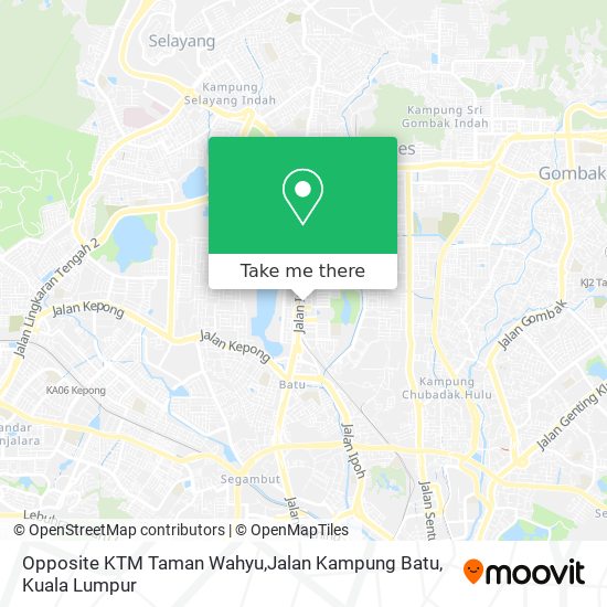 Peta Opposite KTM Taman Wahyu,Jalan Kampung Batu