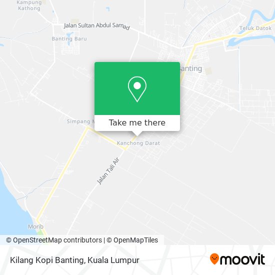 Peta Kilang Kopi Banting