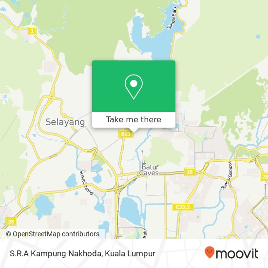 S.R.A Kampung Nakhoda map