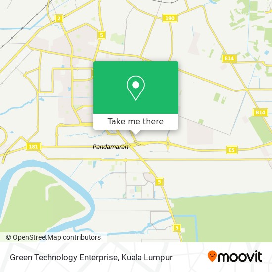 Green Technology Enterprise map