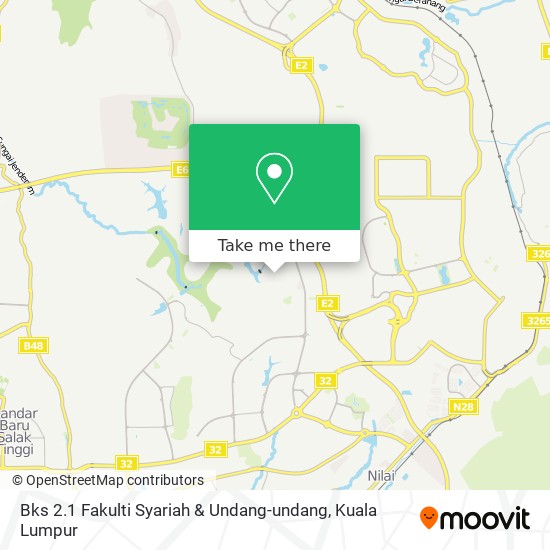 Bks 2.1 Fakulti Syariah & Undang-undang map