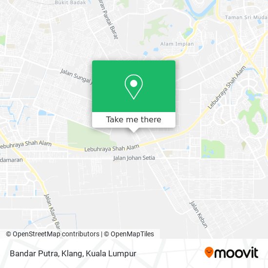 Bandar Putra, Klang map
