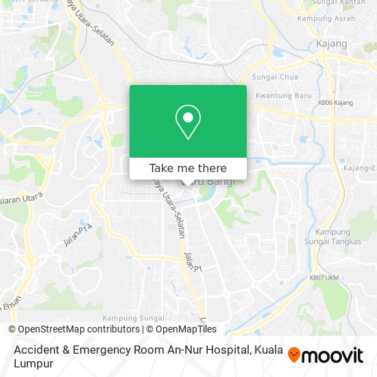 Accident & Emergency Room An-Nur Hospital map