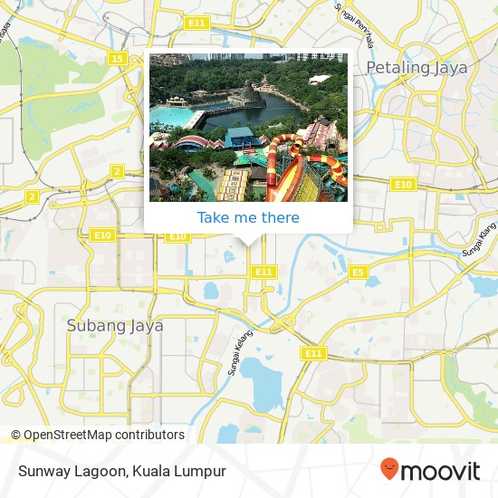 Sunway Lagoon map