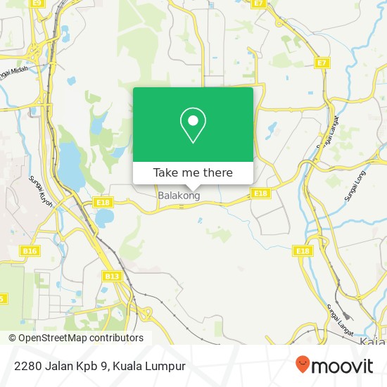 2280 Jalan Kpb 9 map