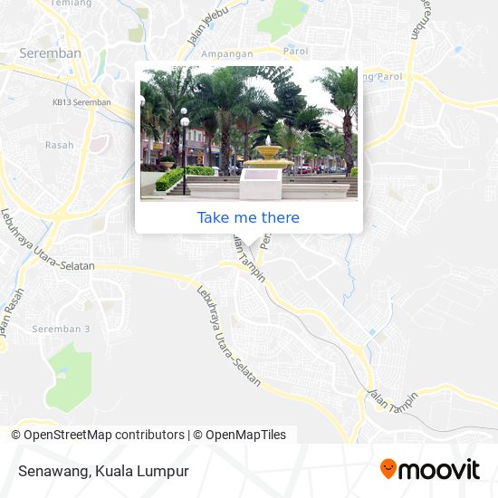 Senawang map