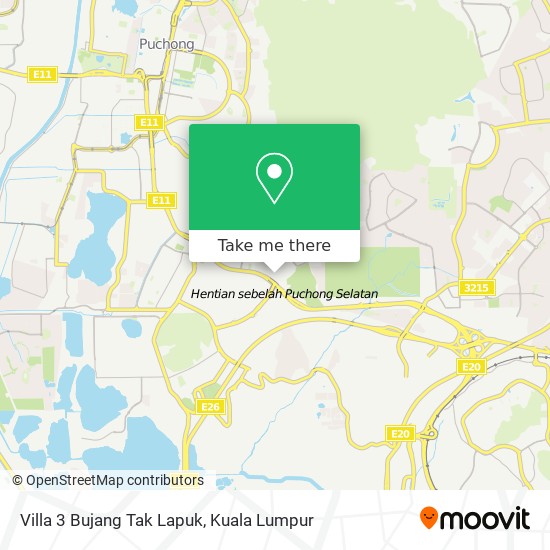 Villa 3 Bujang Tak Lapuk map