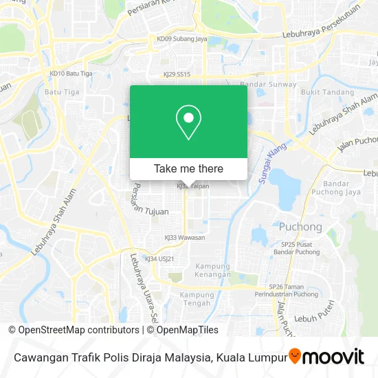 Cawangan Trafik Polis Diraja Malaysia map