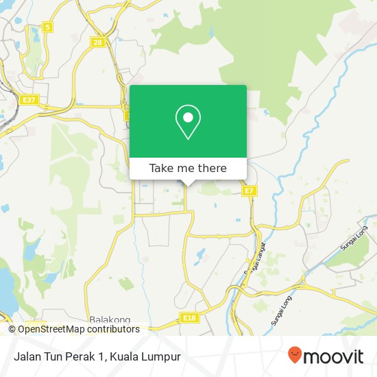 Jalan Tun Perak 1 map