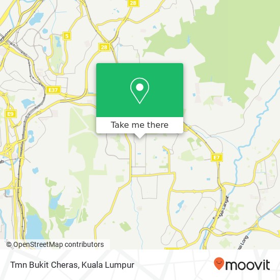 Tmn Bukit Cheras map