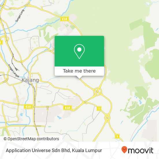 Application Universe Sdn Bhd map