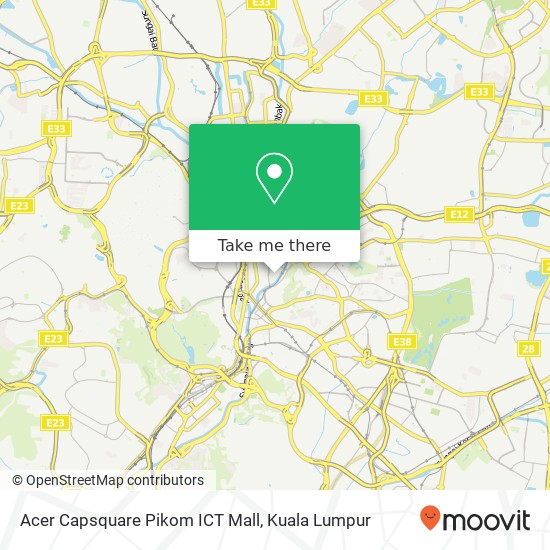 Acer Capsquare Pikom ICT Mall map