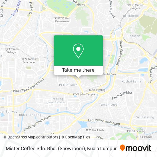 Mister Coffee Sdn. Bhd. (Showroom) map