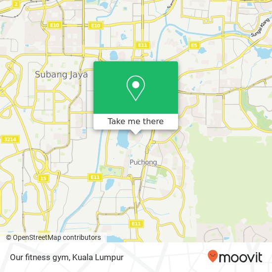 Our fitness gym map