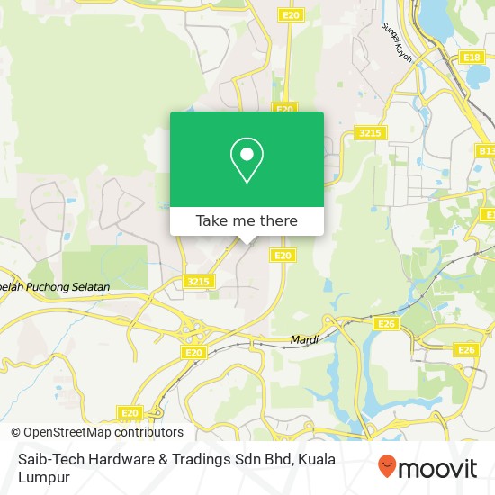 Peta Saib-Tech Hardware & Tradings Sdn Bhd