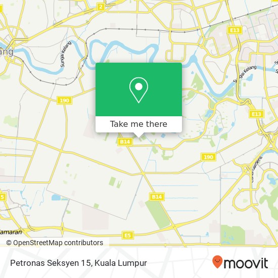 Petronas Seksyen 15 map
