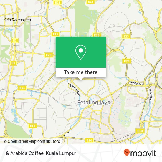 & Arabica Coffee map