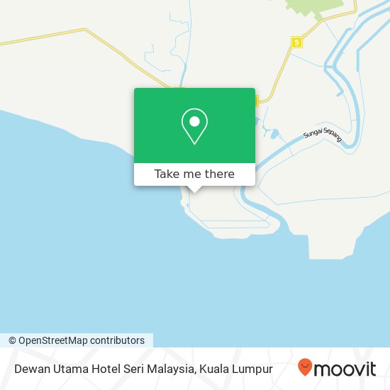 Peta Dewan Utama Hotel Seri Malaysia
